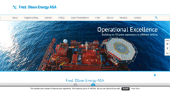 Desktop Screenshot of fredolsen-energy.com