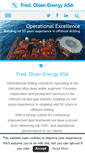 Mobile Screenshot of fredolsen-energy.com