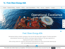 Tablet Screenshot of fredolsen-energy.com